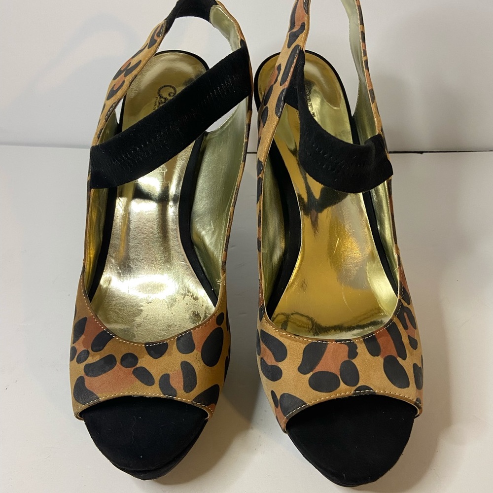 Carlos by Carlos Santana Women's Cosette leopard Dress Pump size 10 - Picture 4 of 15